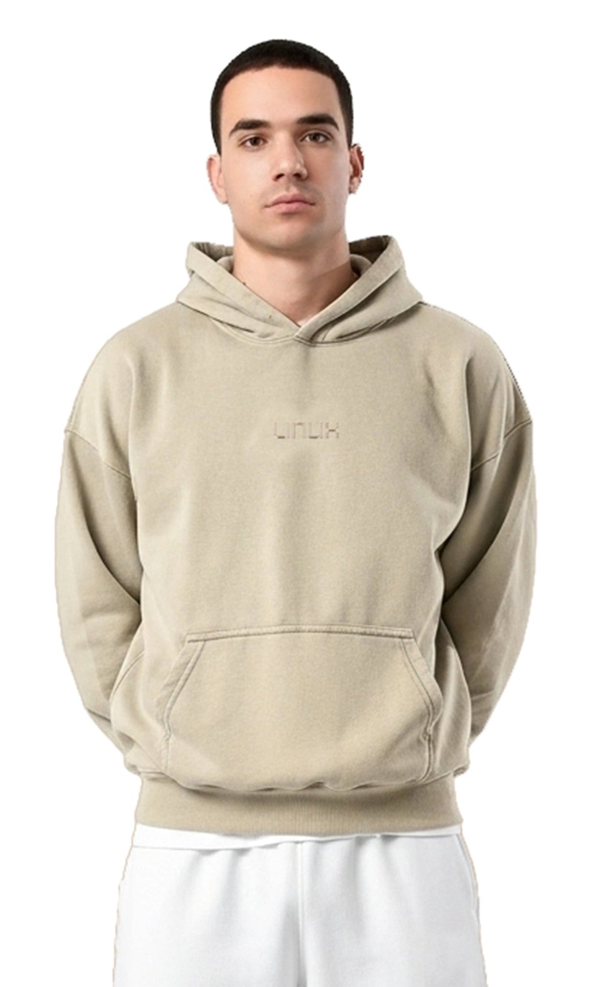 Hoodie Sada Beige - LINUX