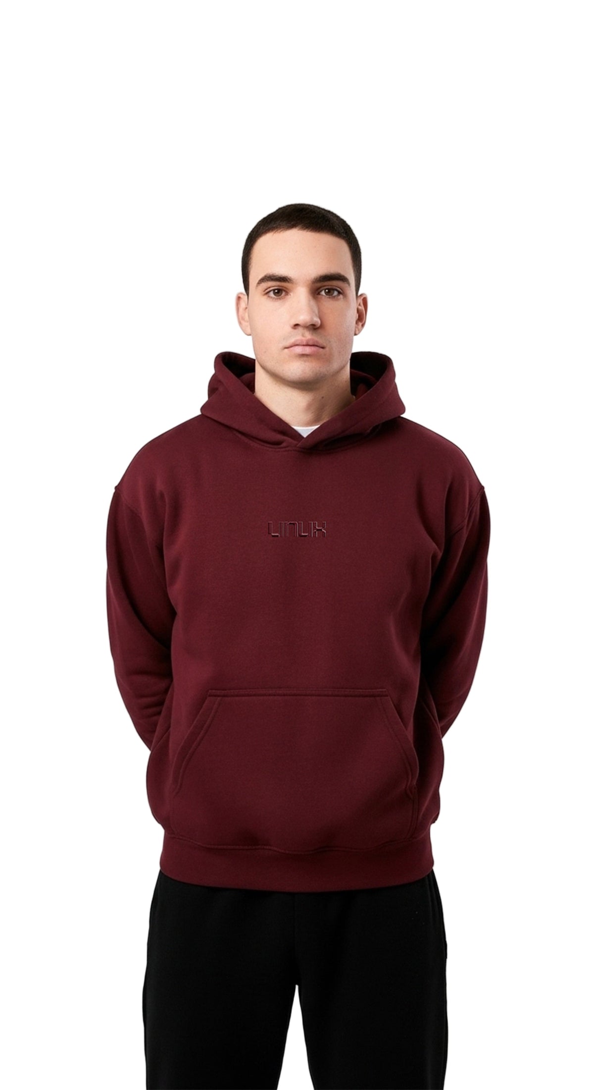 Hoodie Sada Burgundy - LINUX