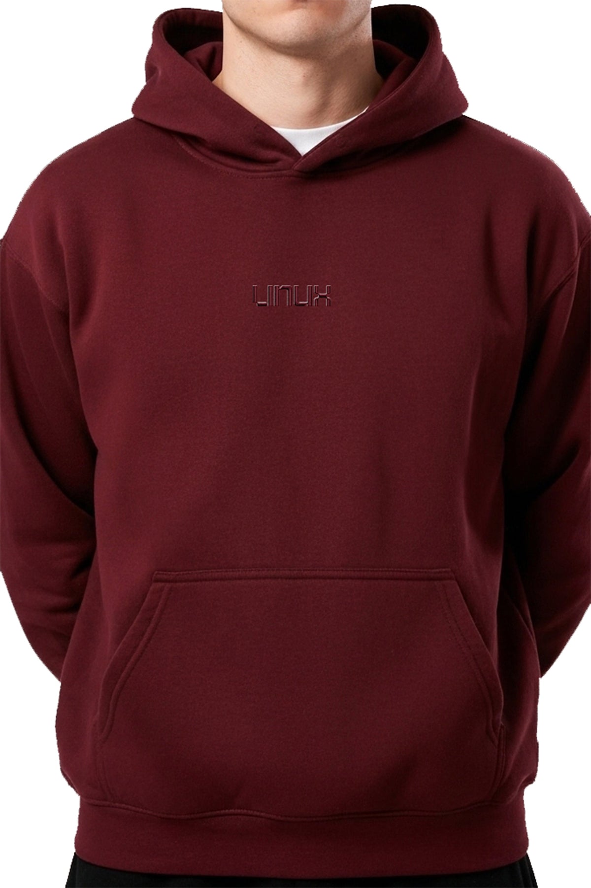 Hoodie Sada Burgundy - LINUX