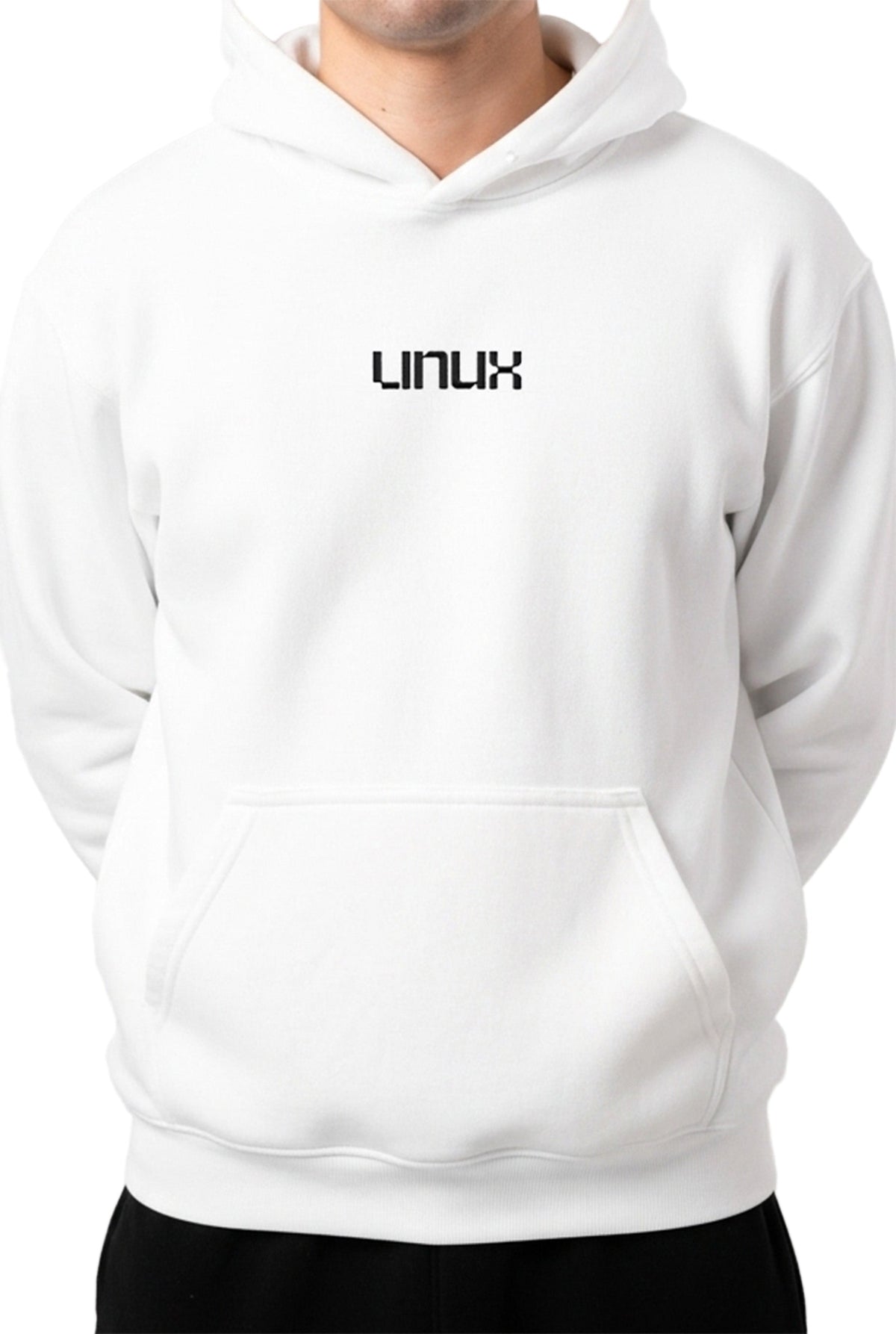 Hoodie Sada White - LINUX