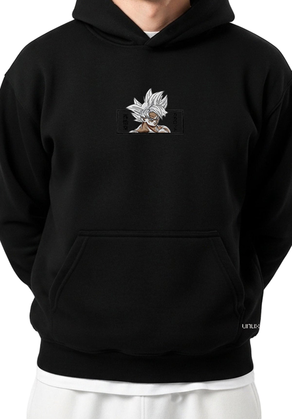 Hoodie Anime Black - LINUX