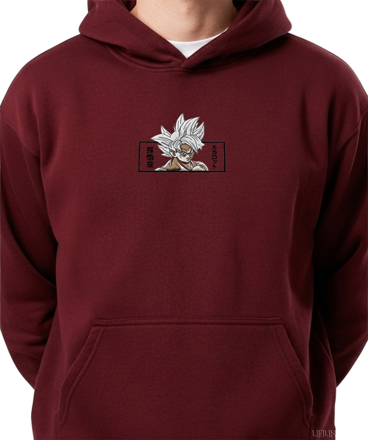 Hoodie Anime Burgundy - LINUX
