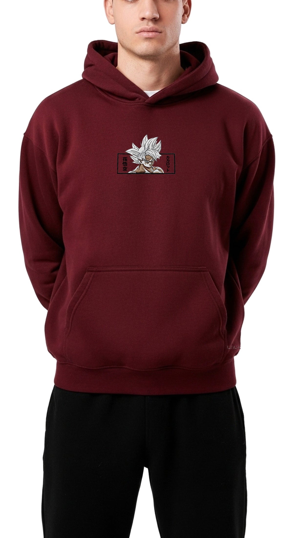 Hoodie Anime Burgundy - LINUX