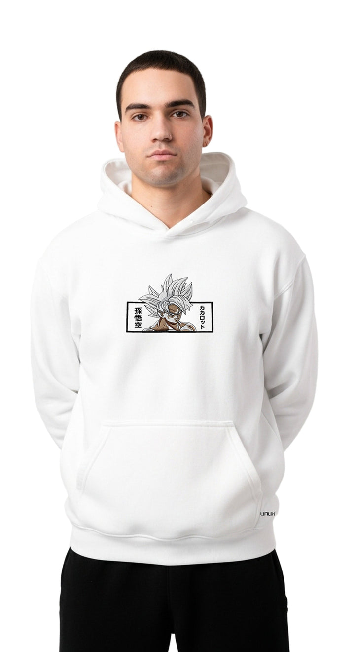 Hoodie Anime White - LINUX
